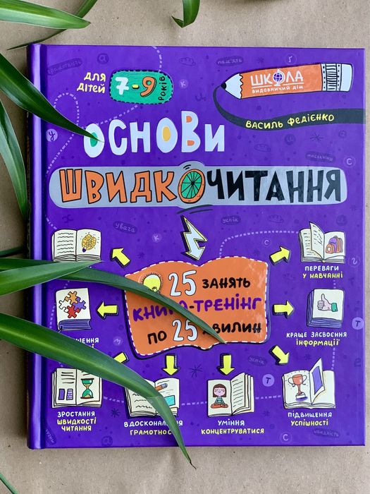 Комплект книг Основи швидкомислення швидкочитання