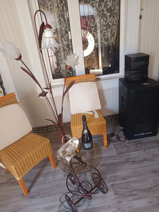 Барный столик торшер