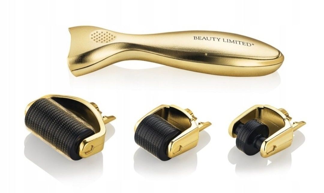 Nowy Roller do twarzy Beauty Limited Golden Titanum BL-03 igły