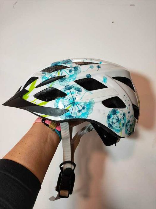 Kask rowerowy Fischer Urban Flower [Rozmiar S/M 52/55 cm