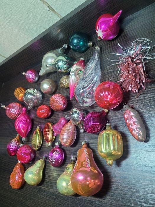 Новогодние ёлочные игрушки ссср