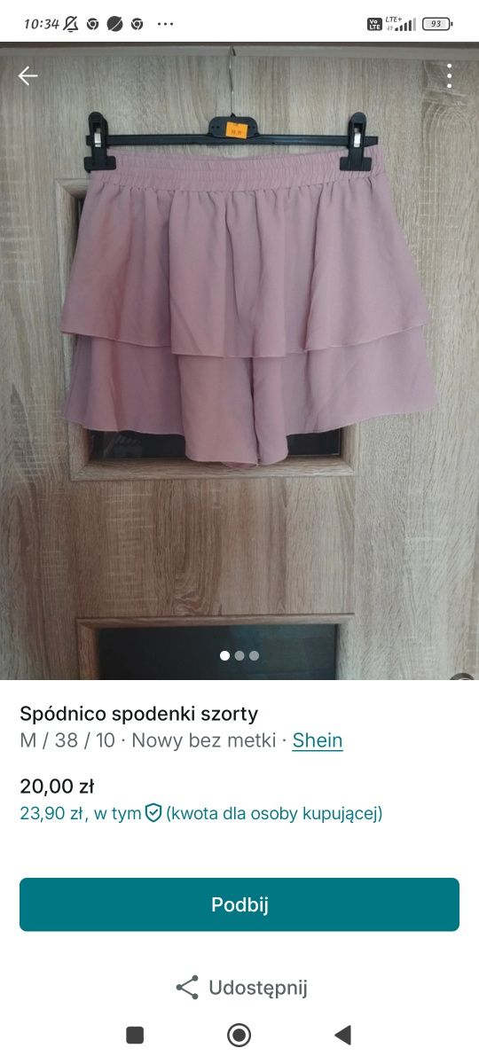 Spódnico spodenki