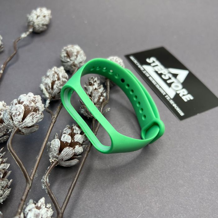 Ремешок силиконовый 3 Xiaomi mi band ми бенд 4 однотонный