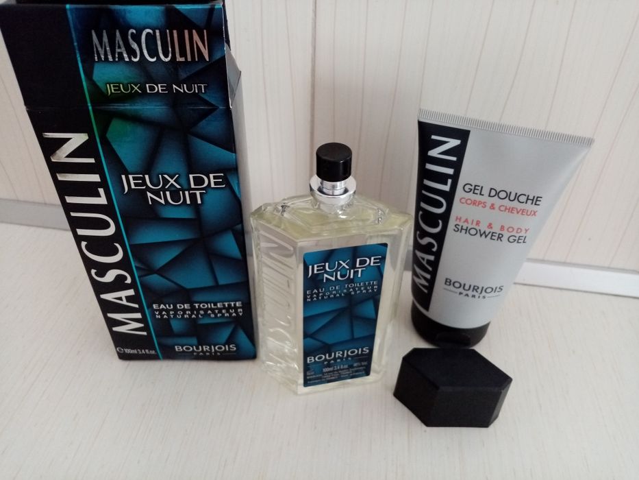 Zestaw  Bourjois Masculin Jeux 100ml i żel 150ml