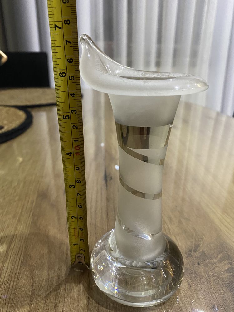 Wazon szklany wysokość 17 cm