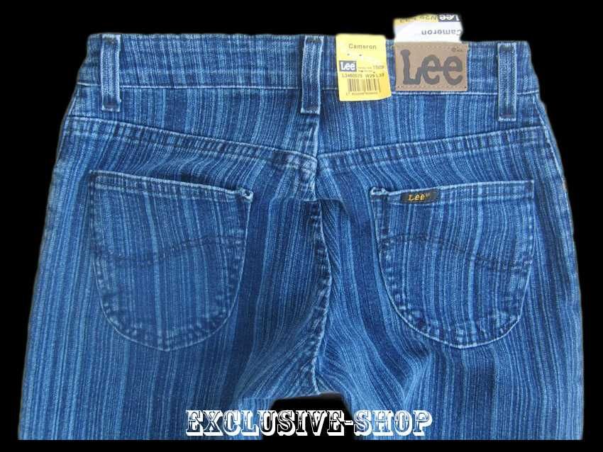Spodnie damskie Lee Cameron na zimę jeansy W28 L33 pas 68 cm