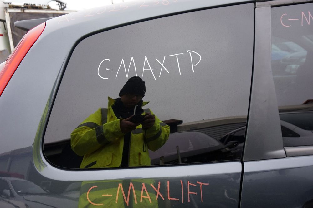 SZYBA KAROSERYJNA TYLNA PRAWA BOCZNA C-MAX I MK1 LIFT 7M51-R297B00-CA FORD 2006-2010