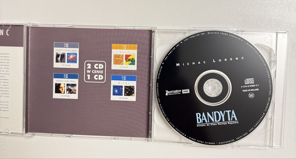 Michał Lorenc muzyka filmowa Prowokator Bandyta 2 cd