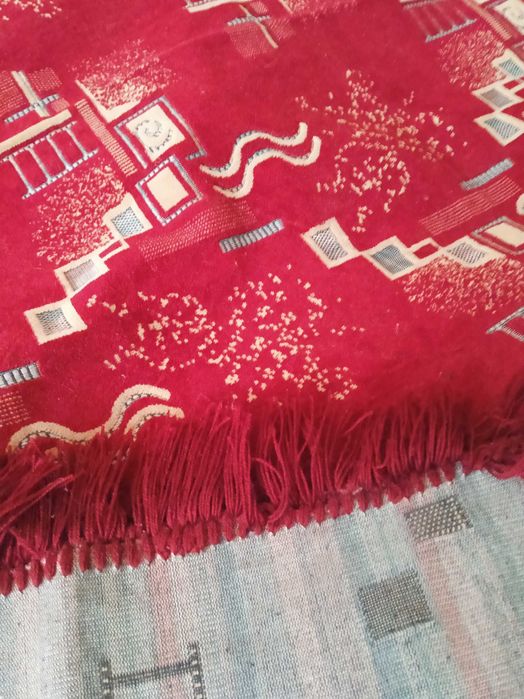 покрывало шерсть ковровое большое