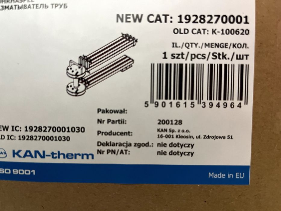 Rozwijak do ogrzewania podłogowego kan term