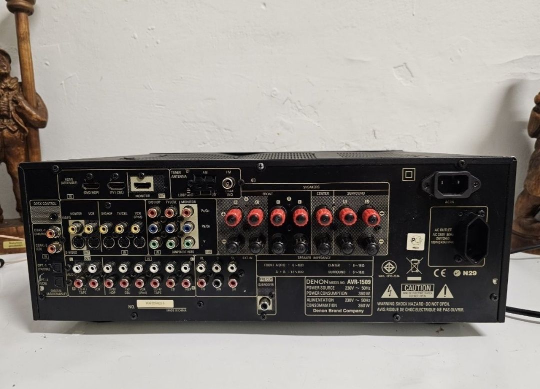 7.1 Amplituner Denon AVR-1509, 110 W/ kan.