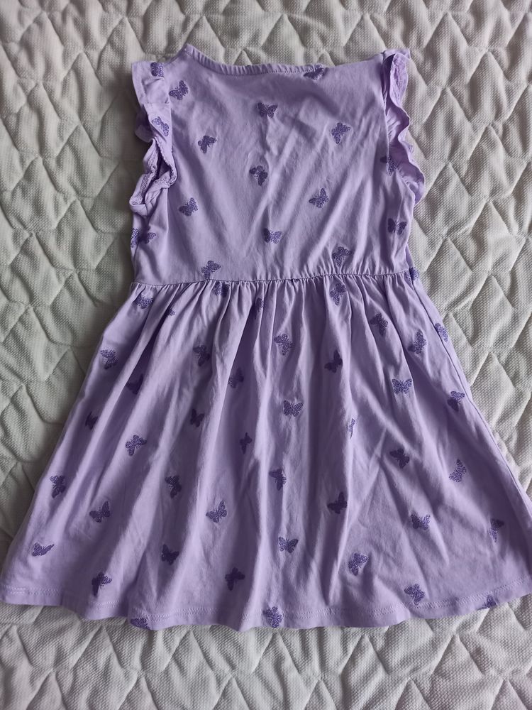 Fioletowa sukienka H&M rozm 98/104