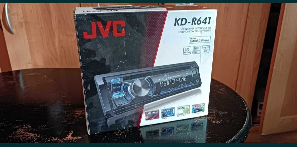 Radioodtwarzacz samochodowy JVC KD-R641