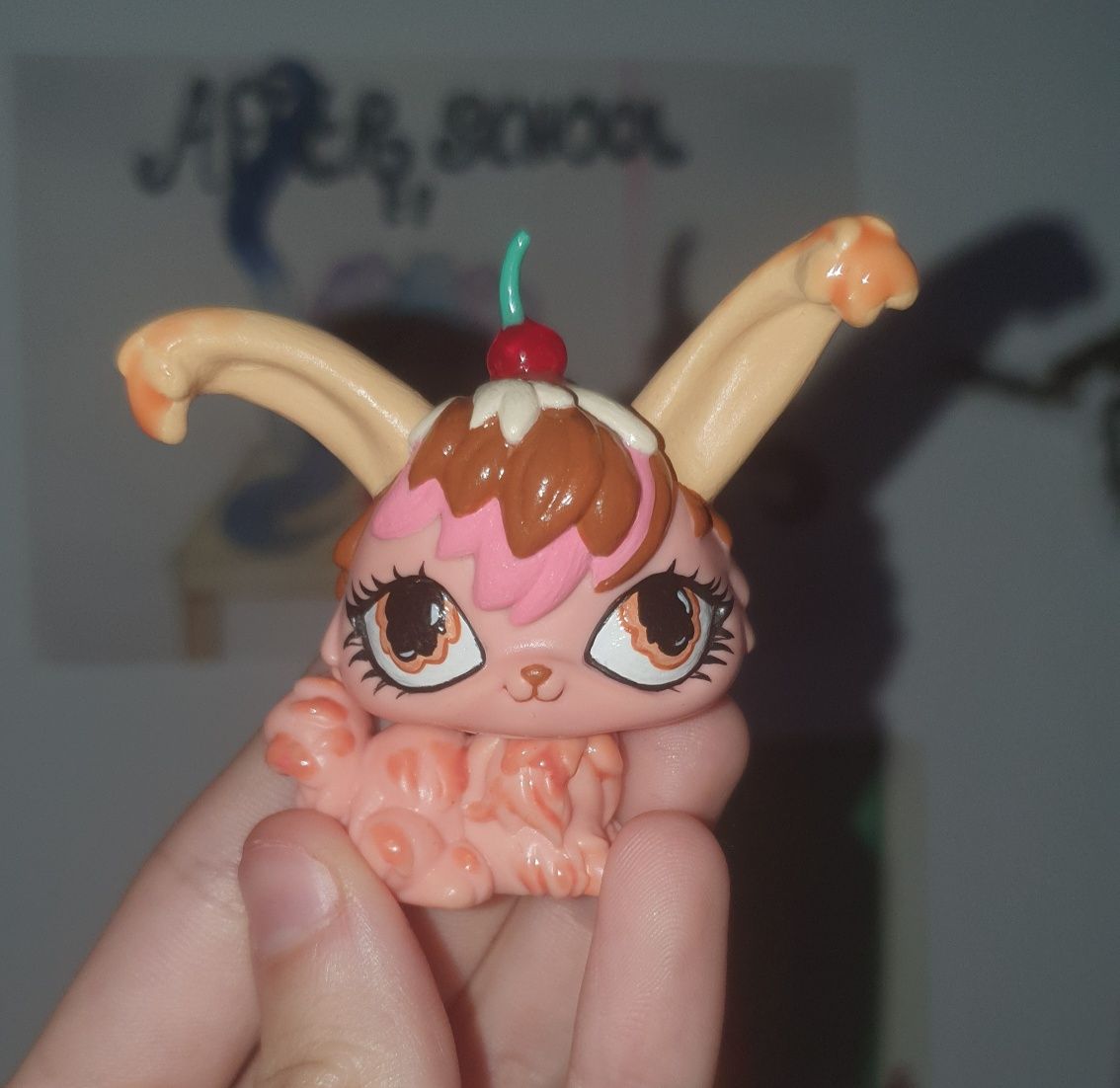 Krolik LPS Custom Deserek lodowy figurka