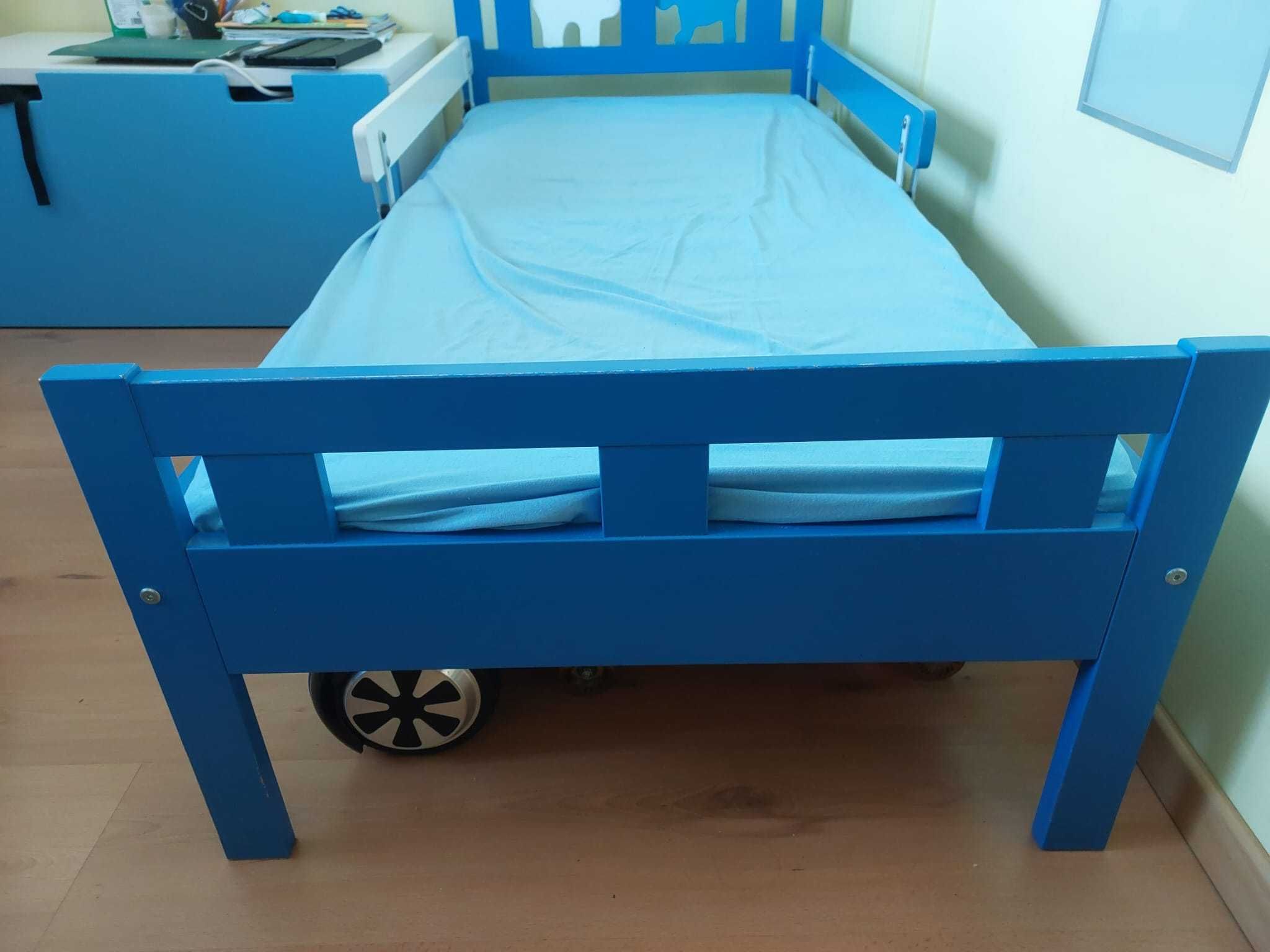 łóżko dla dzieci IKEA Kritter z materacem