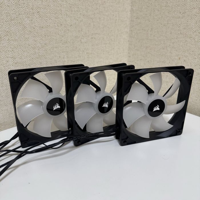 Корпусні вентилятори Corsair Rgb 120mm, кулер, корпусный вентилятор пк