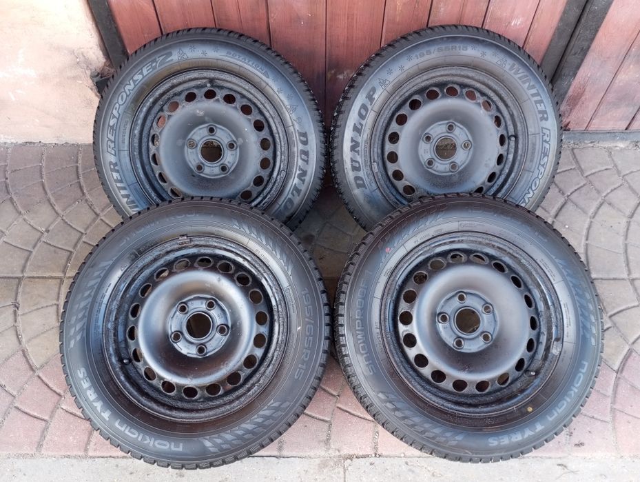 Koła Zimowe 15" 5x112 VW Golf Passat Touran Audi A3 A4 Skoda Seat
