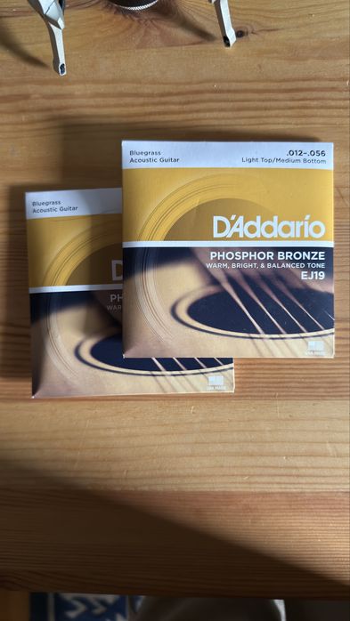 D'Addario EJ19 Cordas Guitarra Acústica (2 sets)