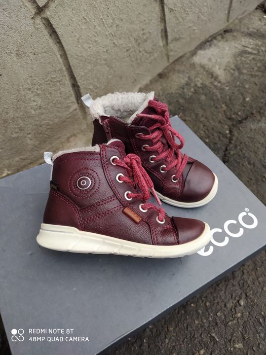Ecco 24 ботинки на дівчинку зимові чоботи сапоги взуття ессо