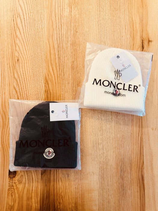 Czapka zimowa Moncler – biała lub czarna | unisex | NOWA