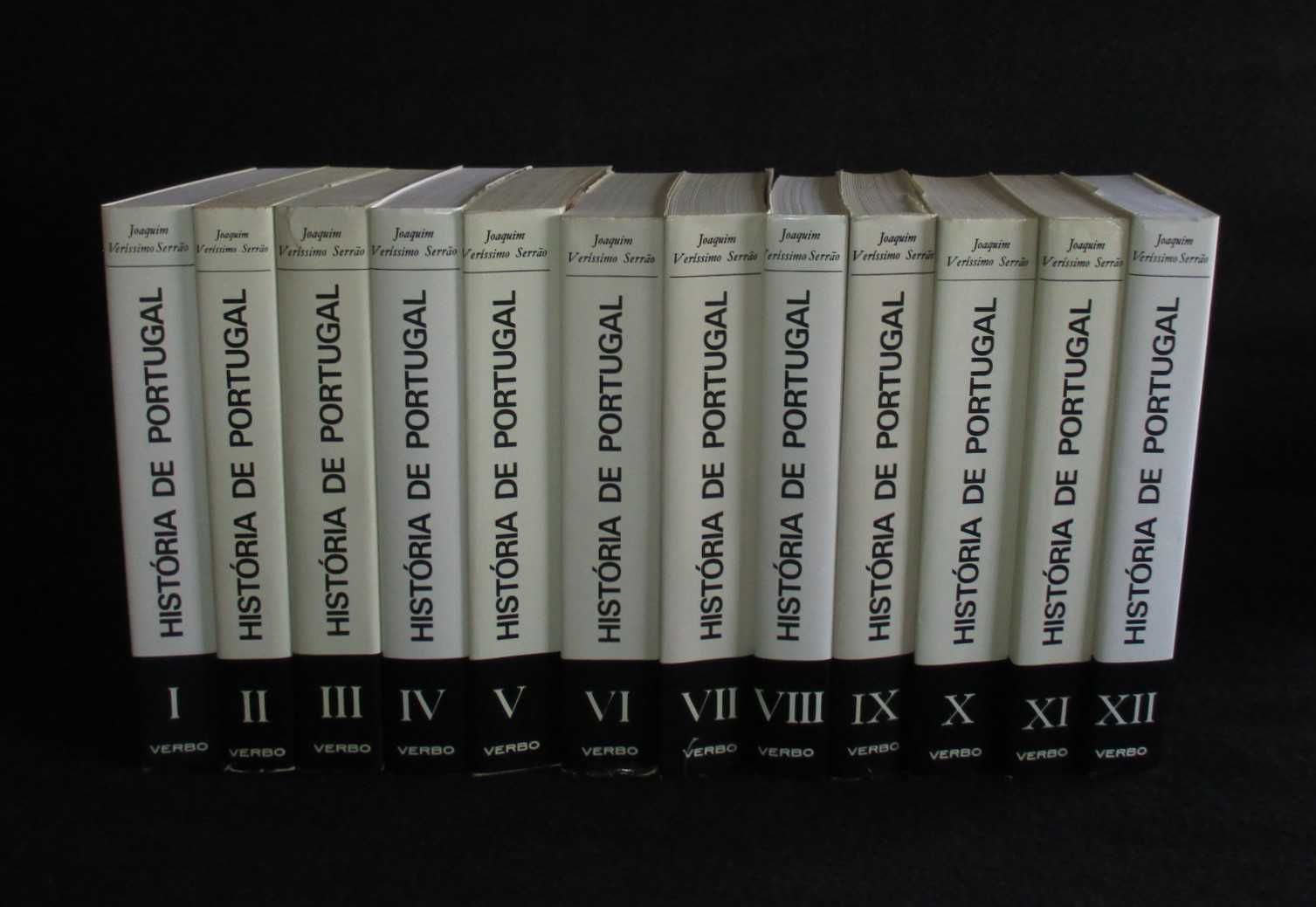 Livros História de Portugal Joaquim Veríssimo Serrão Verbo 12 Volumes