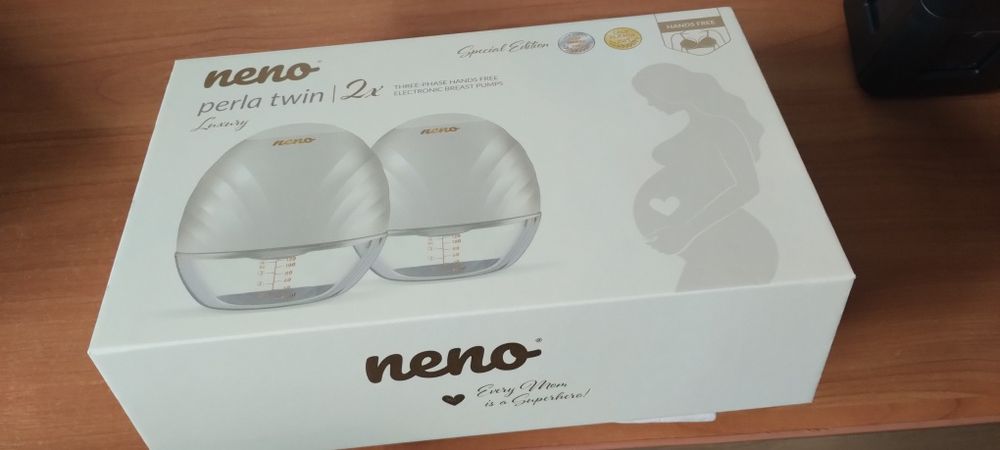 Neno Perla Twin – dwa trójfazowe bezprzewodowe muszlowe laktatory