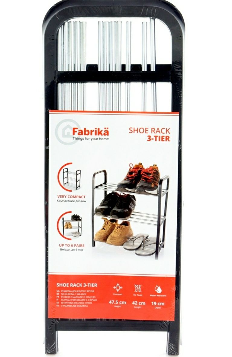 Етажерка для взуття Fabrika 3 полиці 42х19х47,5 см
