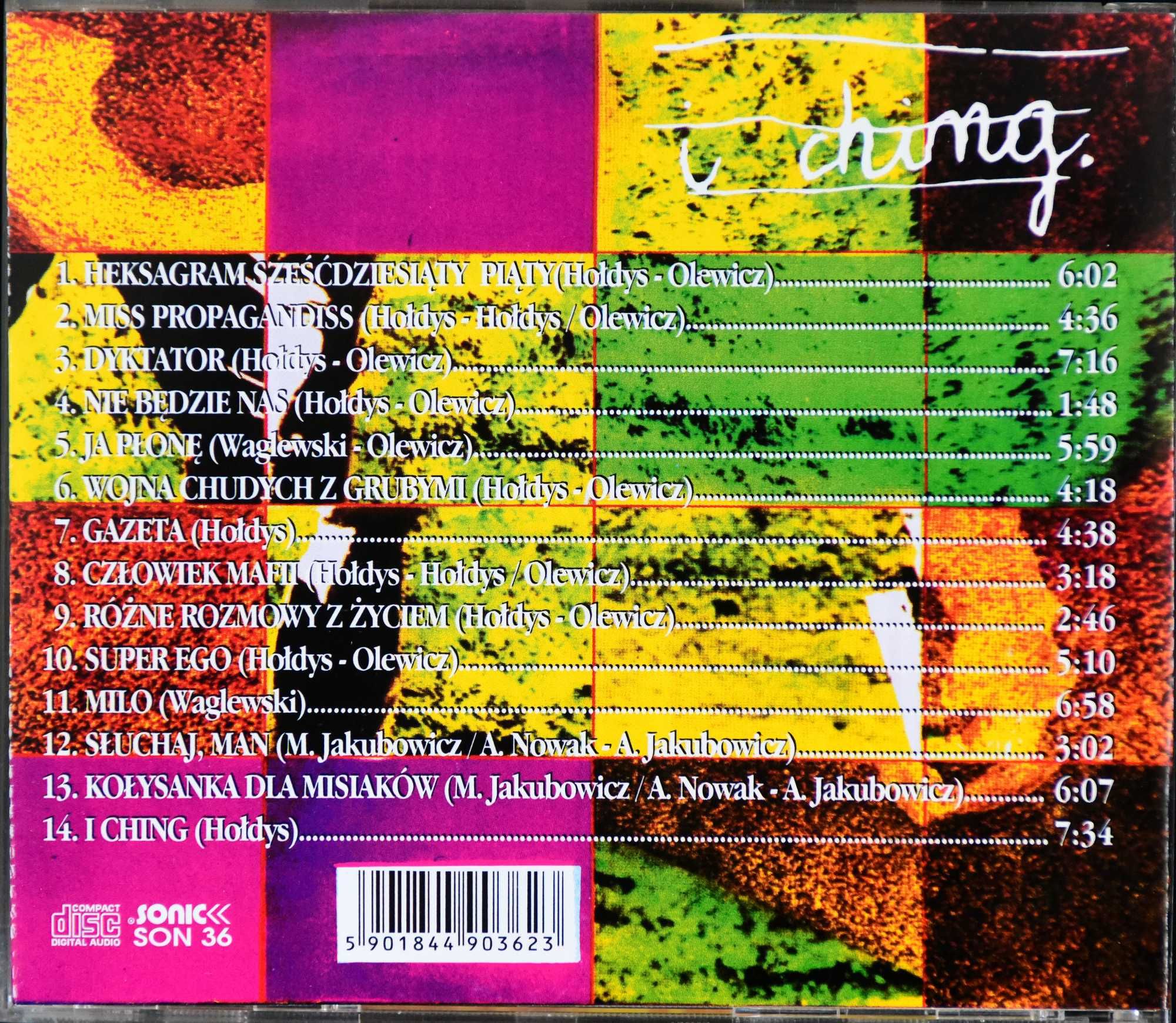 I CHING - Hołdys, Jakubowicz, Nowak  [CD]