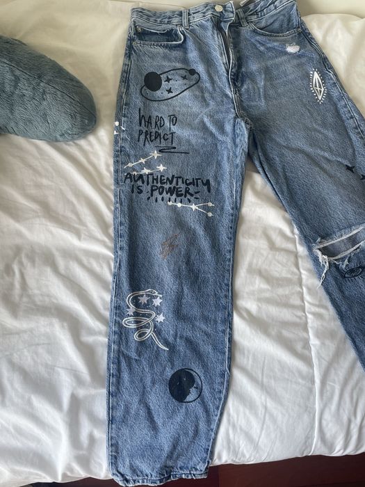 Calças de ganga bershka 38