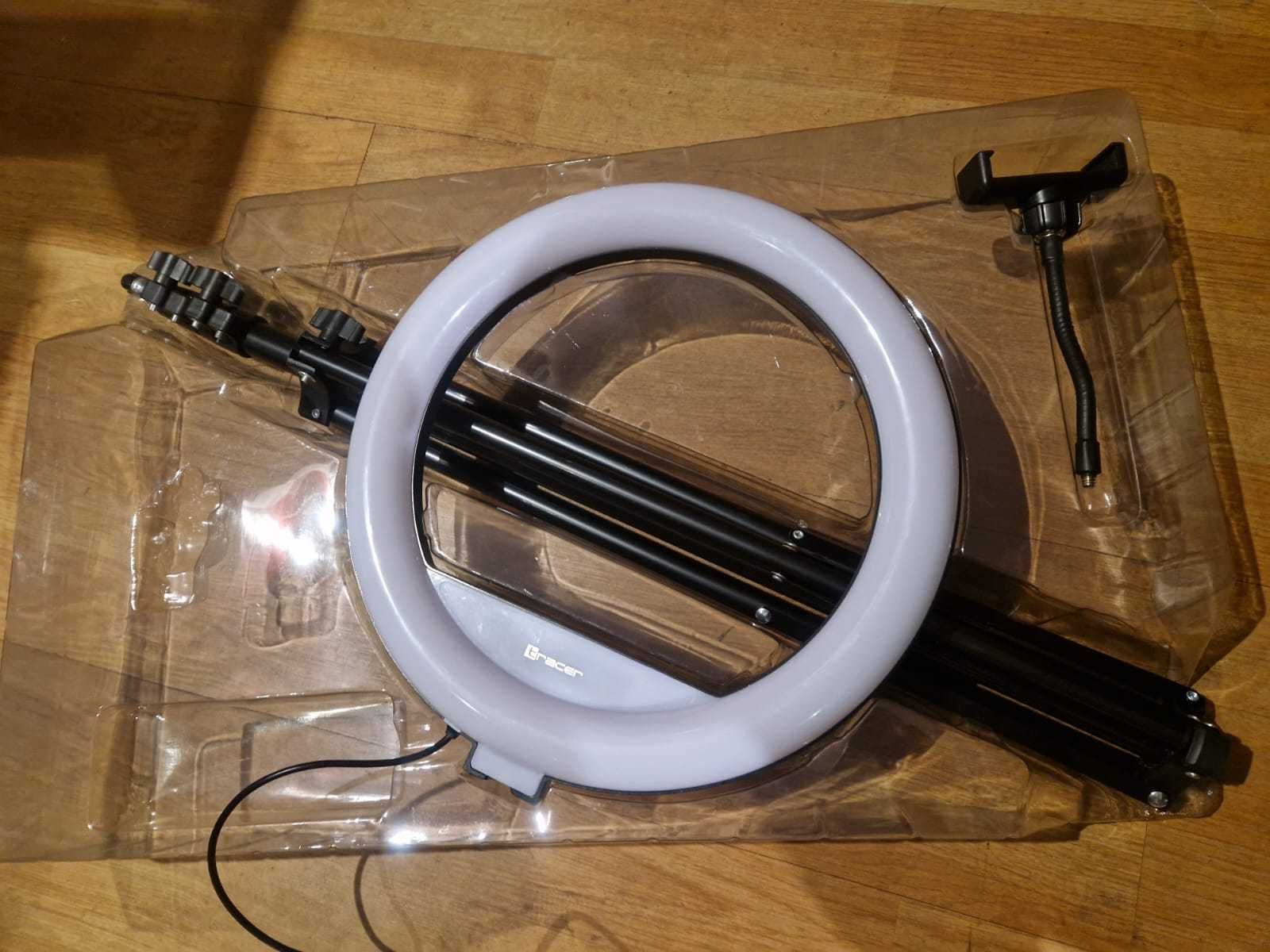 Lampa pierścieniowa LED TRACER Ring 30 cm - bez statywu