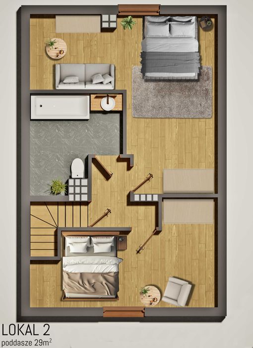 Nowe Mieszkanie w spokojnej okolicy w centrum RUMIA 85m2