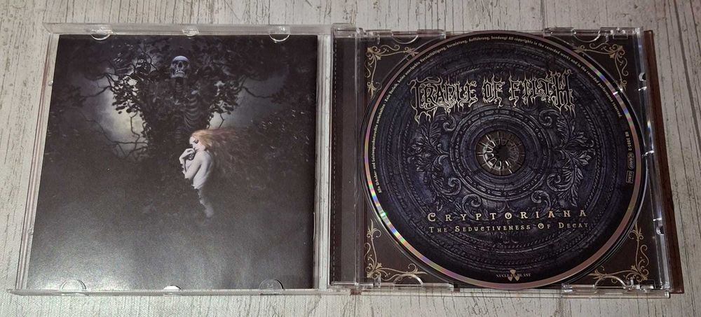 CD Cradle of filth: cryptoriana – the seductiveness of decay