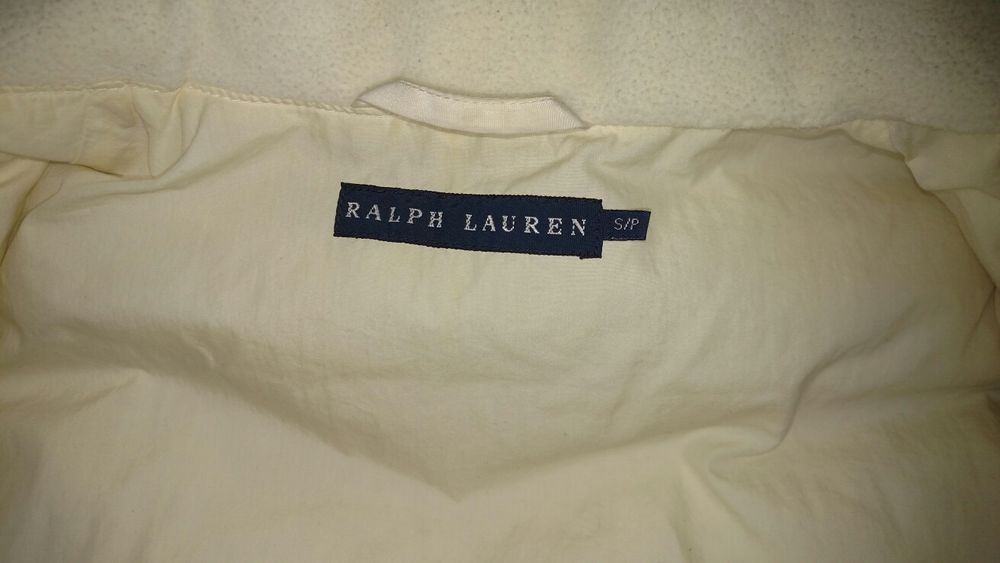 Куртка дутая пудра! Брендовый пуховик куртка Ralph Lauren S/M Оригинал