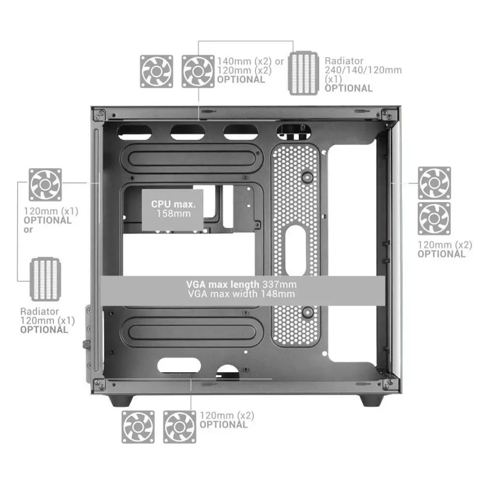Caixa Pc Mars Gaming