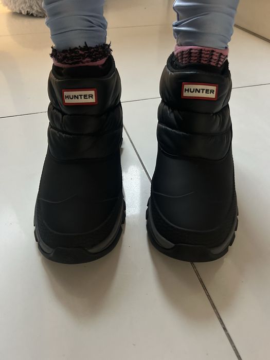 Śniegowce kalosze  zimowe Hunter Ankle snow short 41/42 27 cm