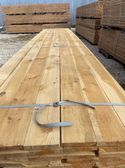 Дошка, брус, рейка обрізна й необрізна з доставкою по Україні