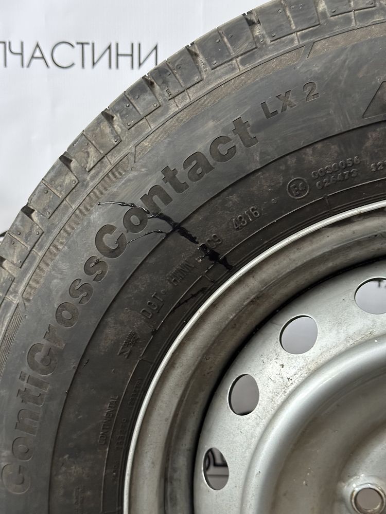 Колеса в зборі 205/80 R16C Continental,6х114.3 R16 Nissan Navara