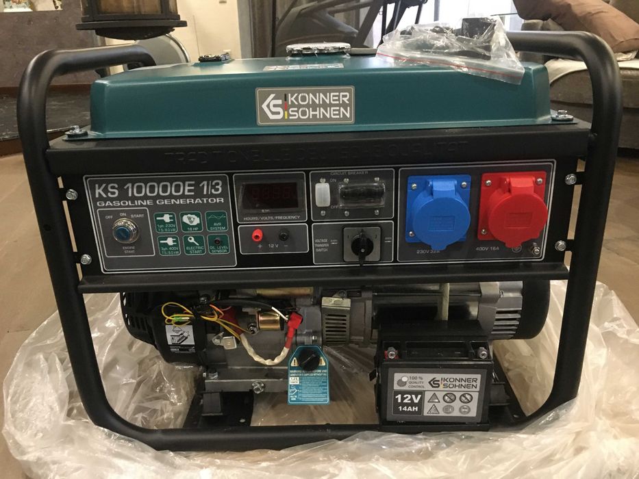 Бензиновый генератор Konner & Sohnen KS 10000E 1/3