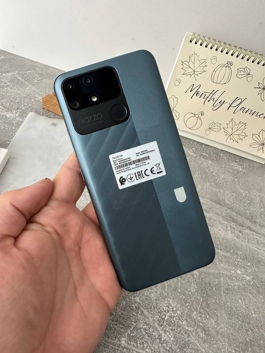 Смартфон Realme Narzo 50A 4/64 ГБ RMX3430 Oxygen Green Новий!