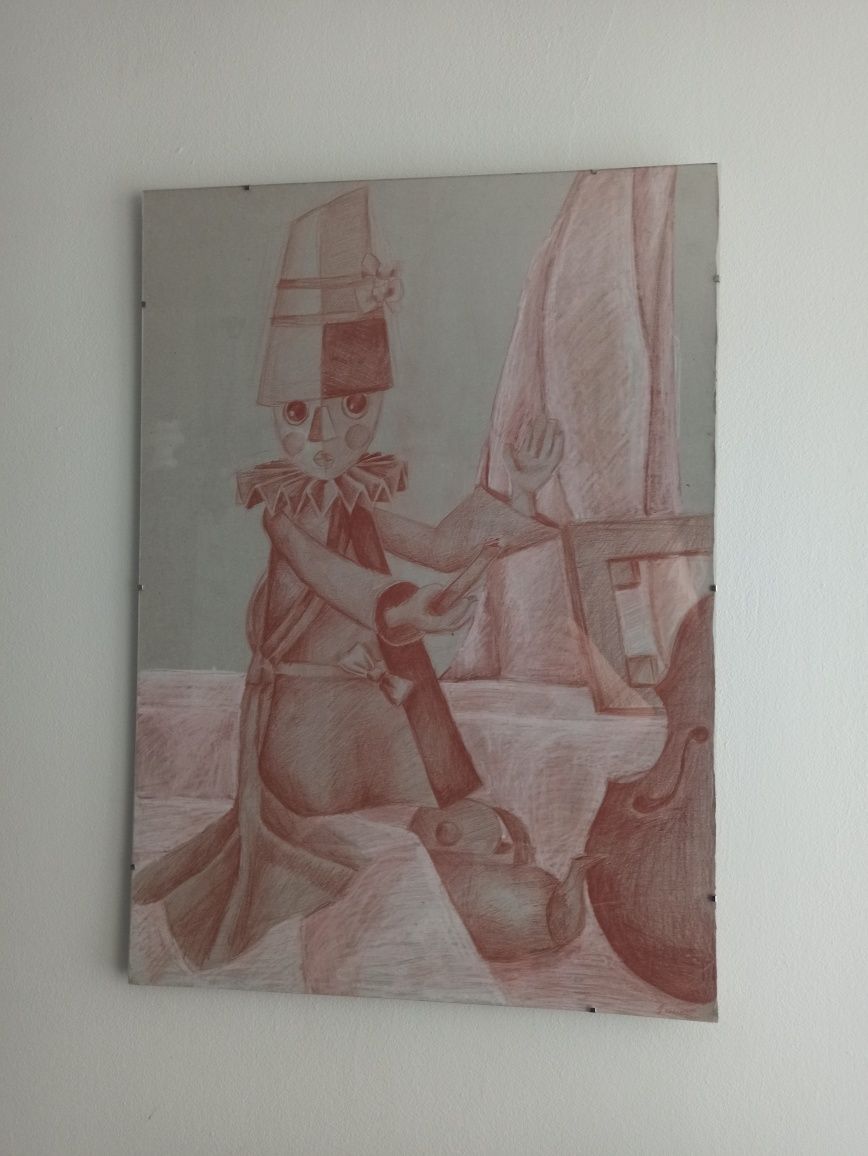 Rysunek "Kukiełka" 50x70 cm