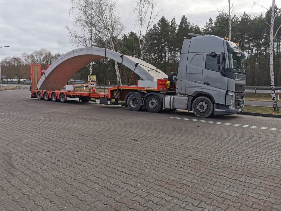 Transport maszyn budowlanych rolniczych niskopodwoziowy PL Cała Europa