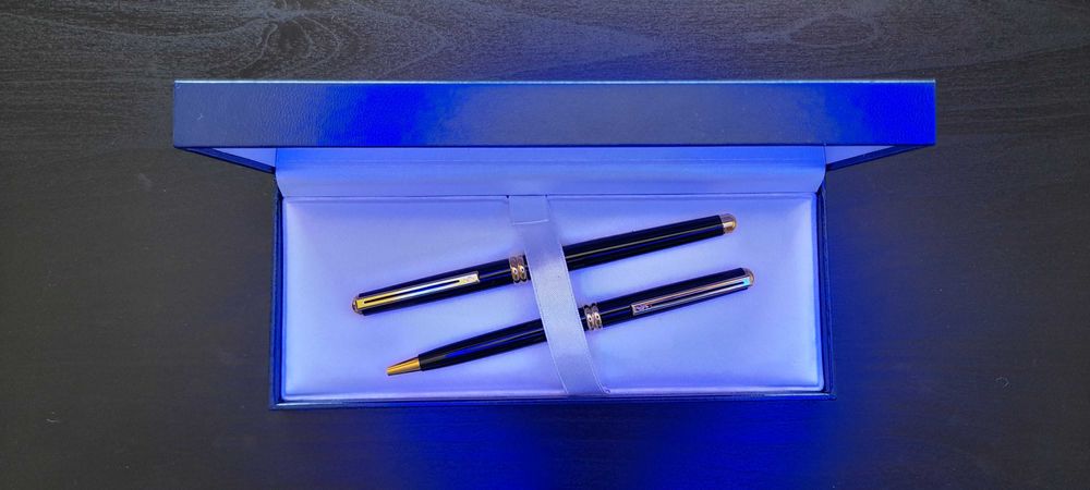 Set Caneta + Esferográfica Inoxcrom Sakyo Riviera