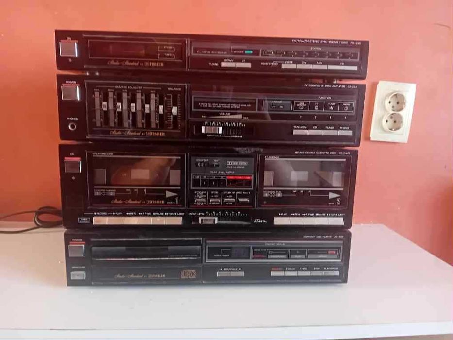 Fisher wieza cd,tunerdeck,tuner,wzmacniacz