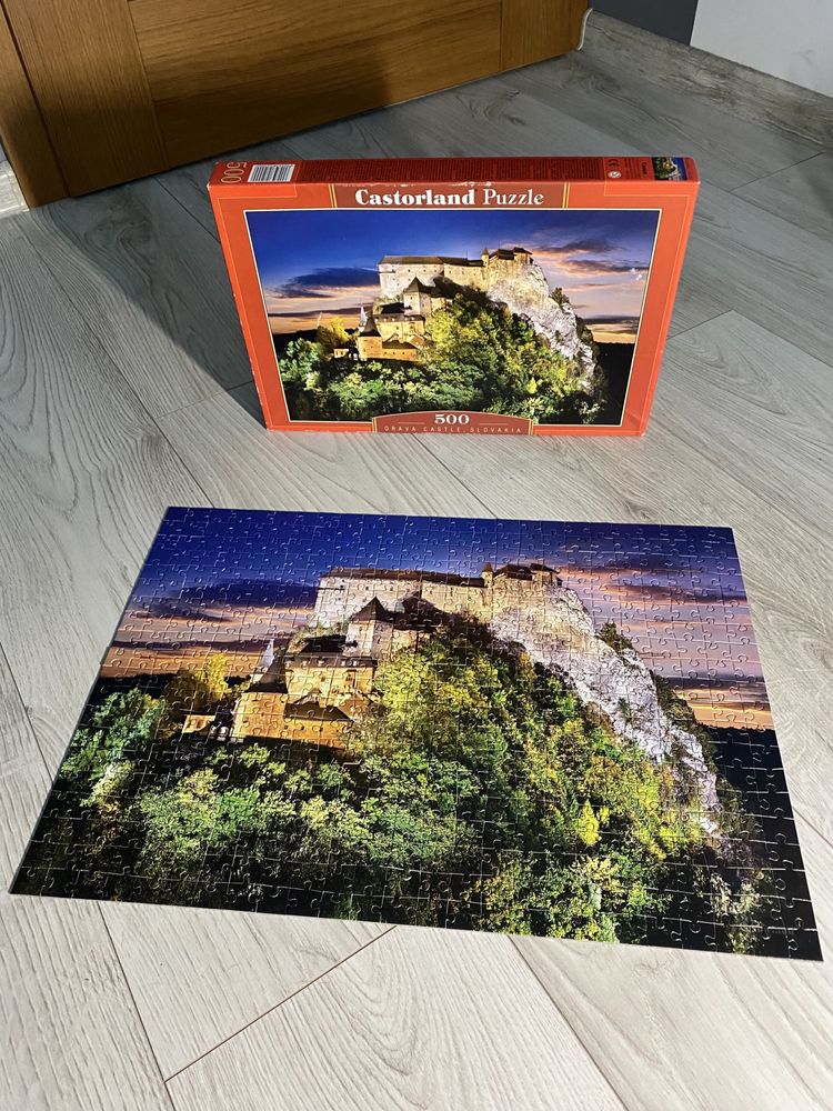 Puzzle panorama zamku castorland
