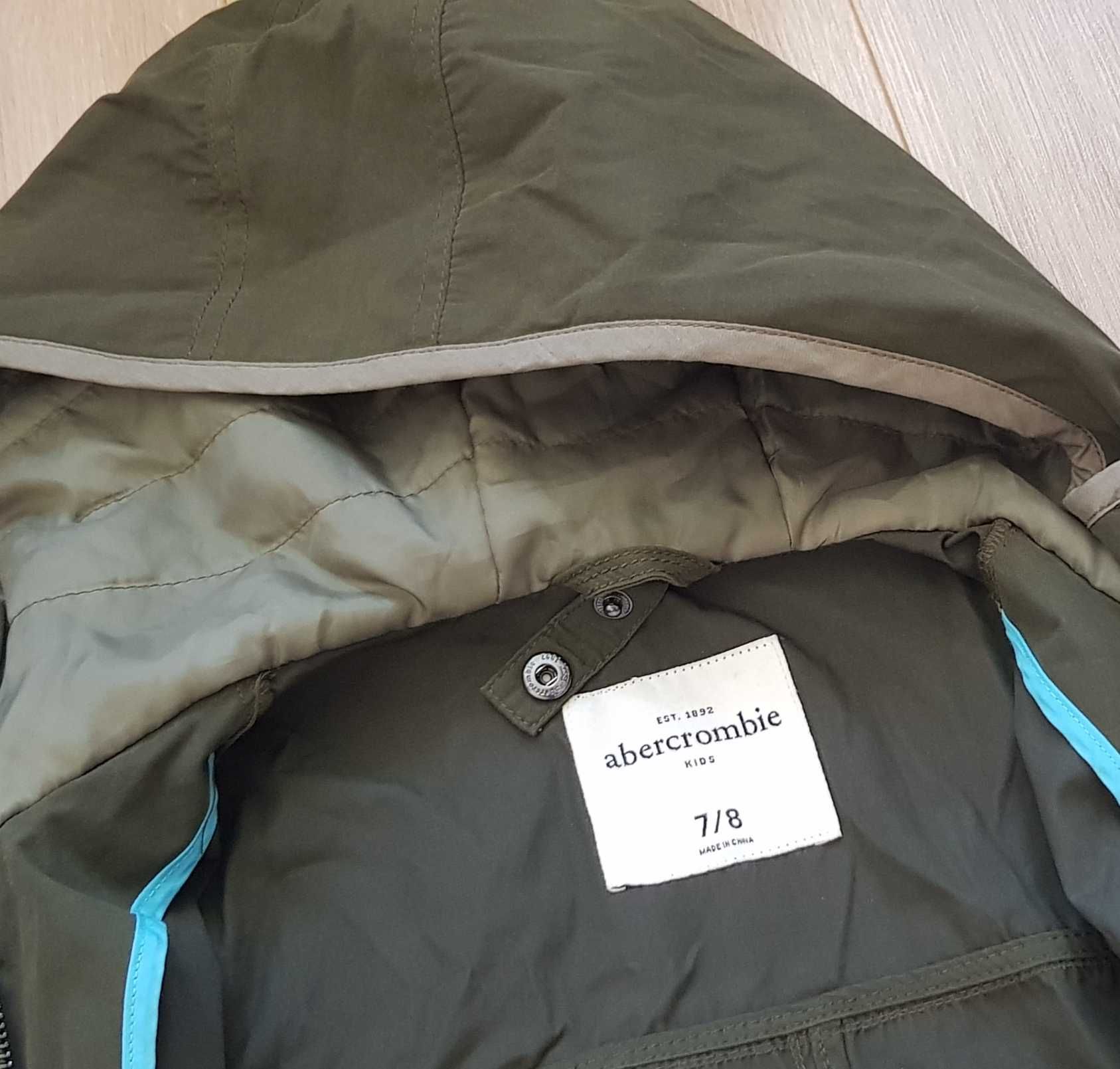 Abercrombie Kids Kurtka Khaki Dziewczęca 7-8 lat