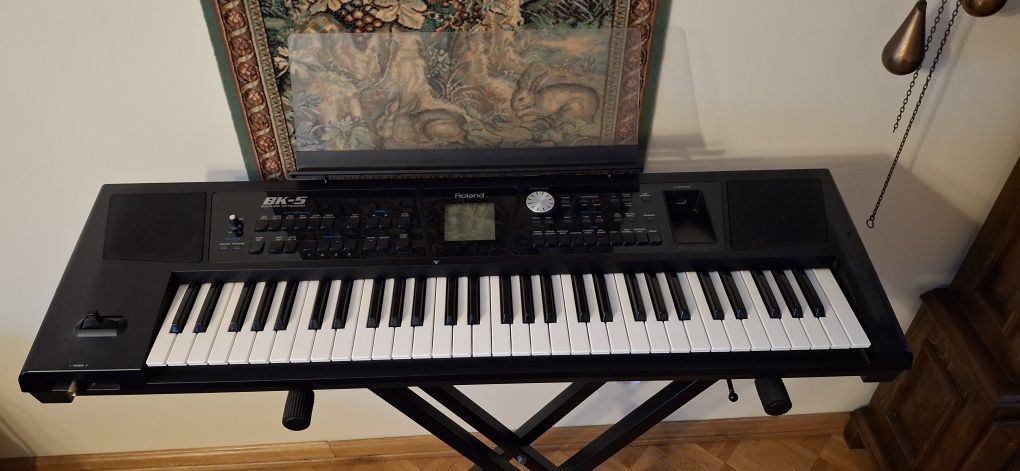 Keyboard Roland BK5 z pokrowcem