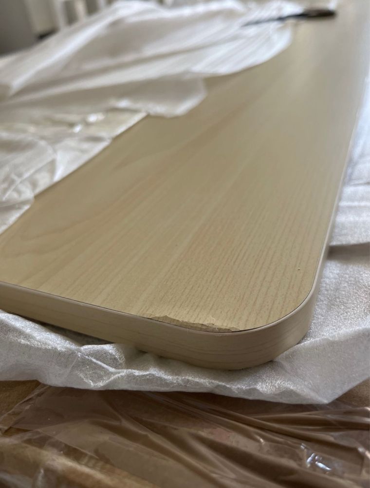 Biurko drewniane Sklum Kailo jak ikea agata meble brw