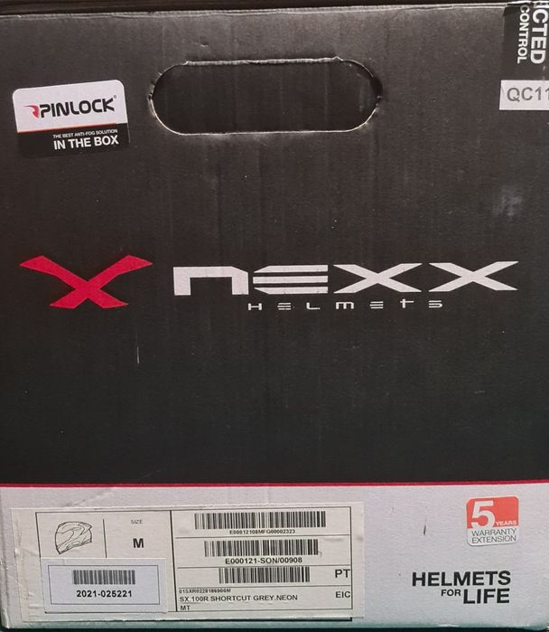 Capacete Nexx Sx 100 cinza opaco
