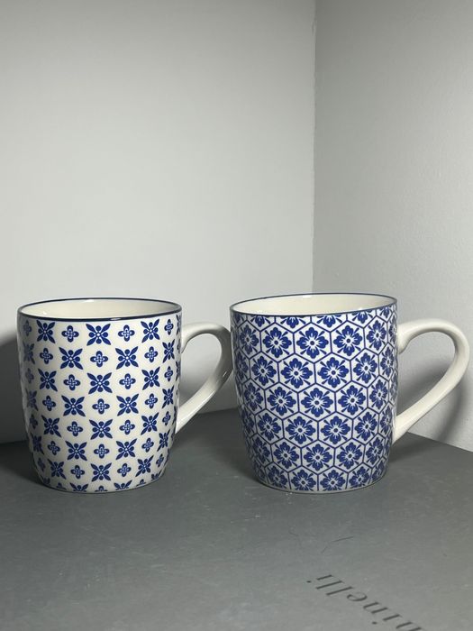 Kubki niebieskie Lizbona x2