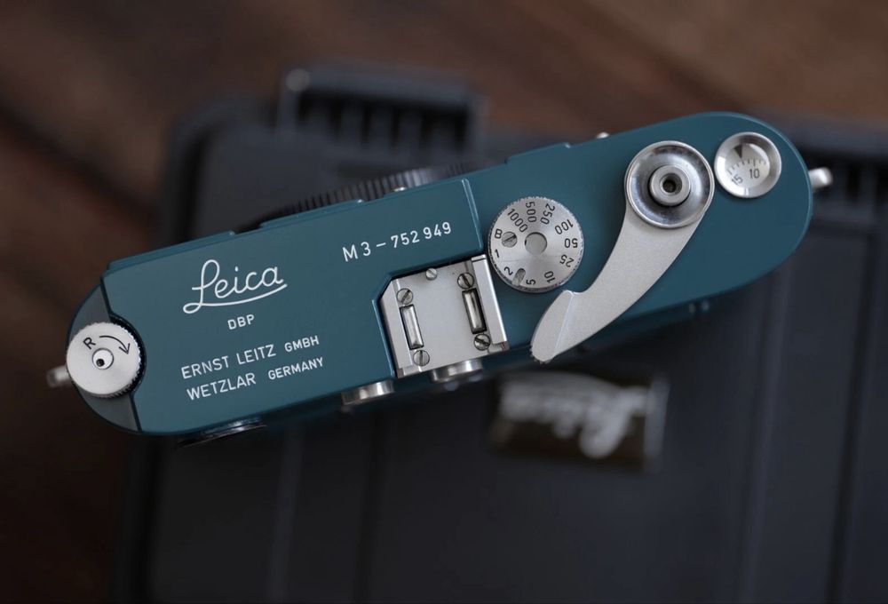 LEICA M3 DS REPINTURA AZUL (CORPO)